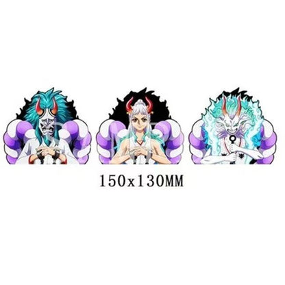Luffy / Zoro / Nami 3D Gradient Stickers