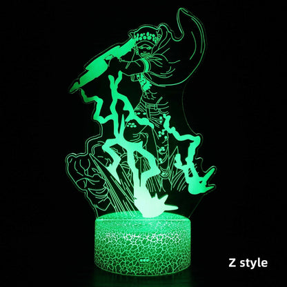 Luffy / Zoro / Sanji Acrylic Panel Character Night Lights