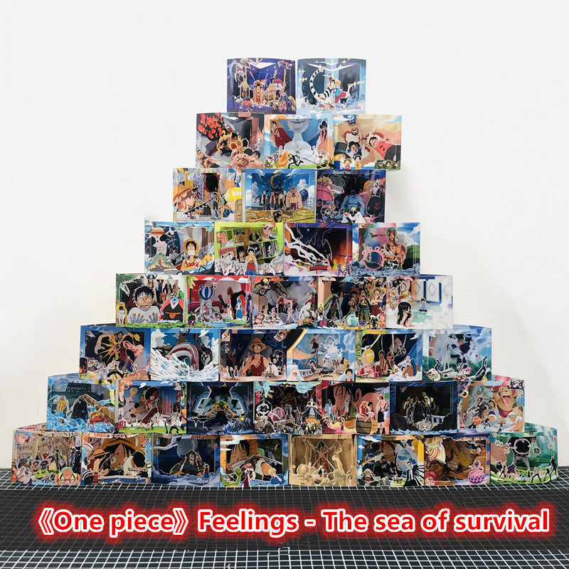 One Piece 3D Comic Books Luffy / Zoro / Chopper Three-Dimensional Story Books