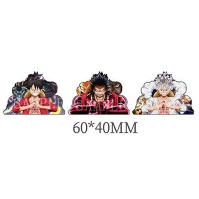 Luffy / Zoro / Nami 3D Gradient Stickers