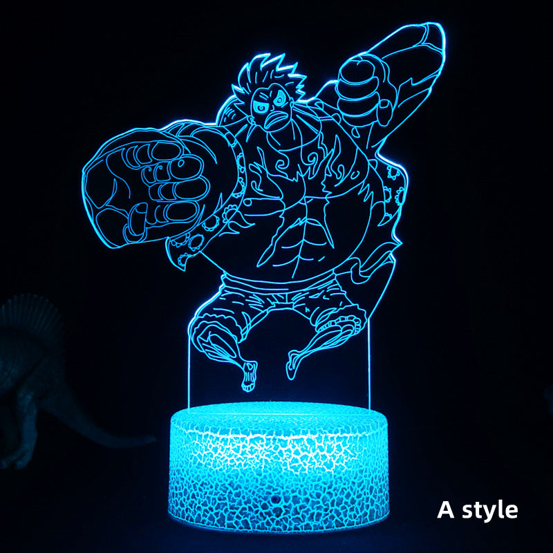 Luffy / Zoro / Sanji Acrylic Panel Character Night Lights