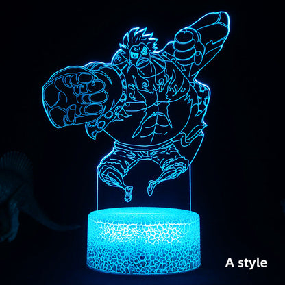 Luffy / Zoro / Sanji Acrylic Panel Character Night Lights