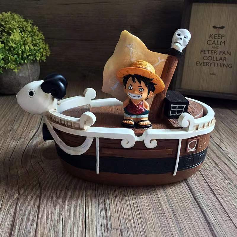 Luffy Going Merry Ashtray Creative Personality Ashtray With Lid