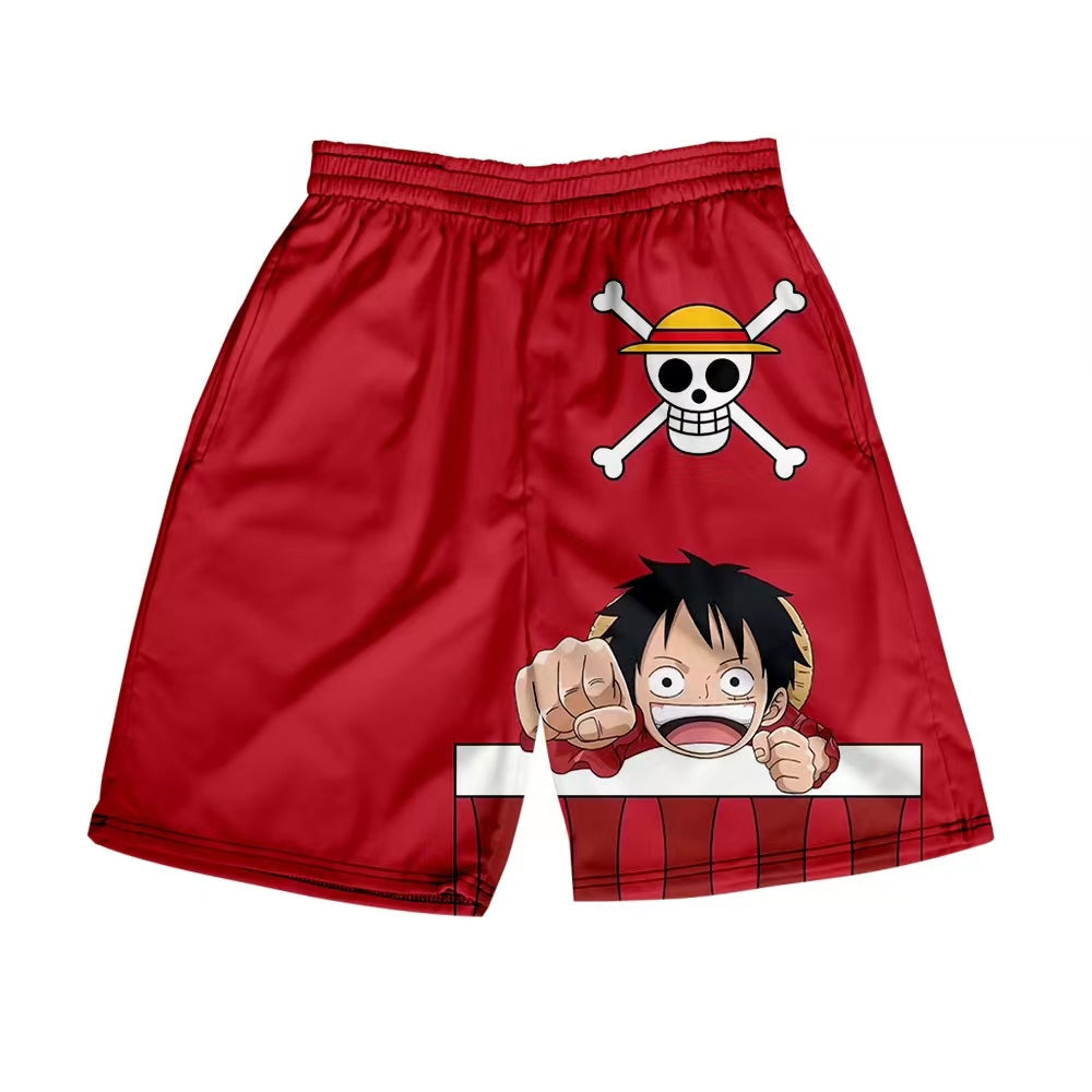 Luffy / Zoro / Sanji / Chopper Summer Shorts One Piece Printed Pants