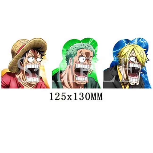 Luffy / Zoro / Nami 3D Gradient Stickers