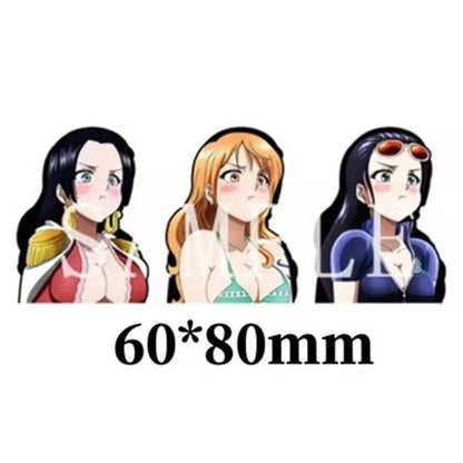 Luffy / Zoro / Nami 3D Gradient Stickers