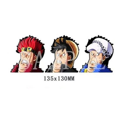 Luffy / Zoro / Nami 3D Gradient Stickers