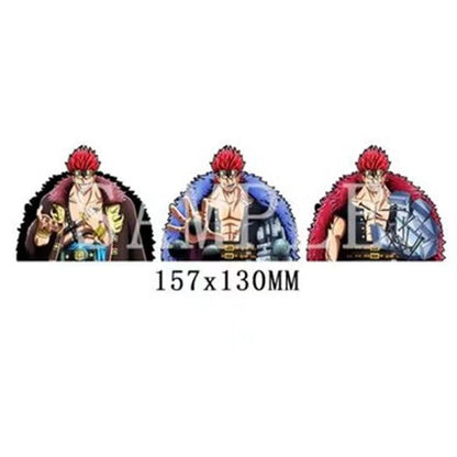 Luffy / Zoro / Nami 3D Gradient Stickers