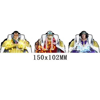 Luffy / Zoro / Nami 3D Gradient Stickers