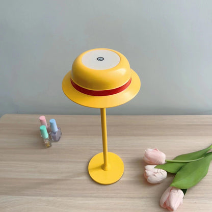 Luffy Straw Hat Shape Metal Table Lamp Night Light