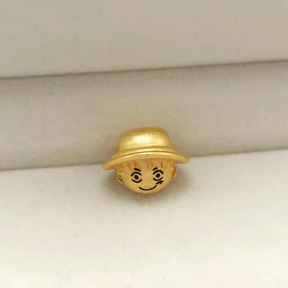 Luffy Gold Gum Gum Fruit & Other One Piece Gift Bracelet Beads
