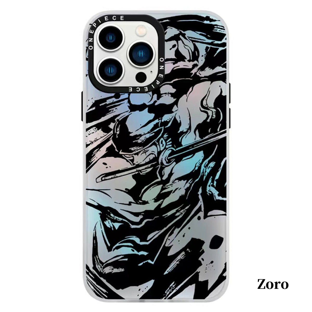 Luffy / Zoro iPhone Exquisite Trend Silicone Anti-Collision Phone Case