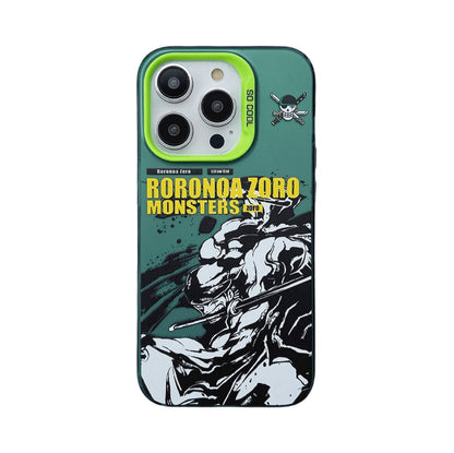 Luffy / Zoro iPhone Silicone Shock-Resistant Phone Case