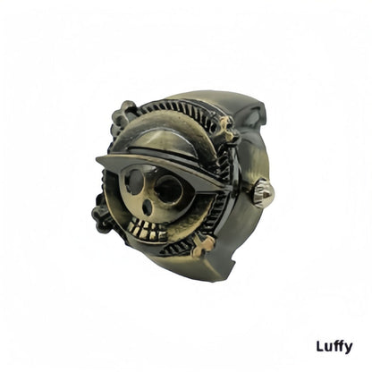 Luffy Ring Modelling Retro Fashion Creative Contracted Clamshell Ring Watches