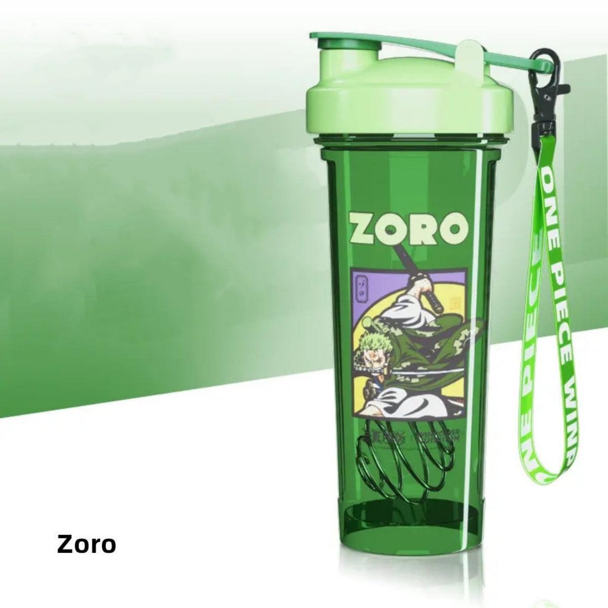 Luffy/Zoro/Sanji Anime Character Shaker Bottle Mystery Protein Mixing Cup Otaku Collectible Gift for Fan Collectors