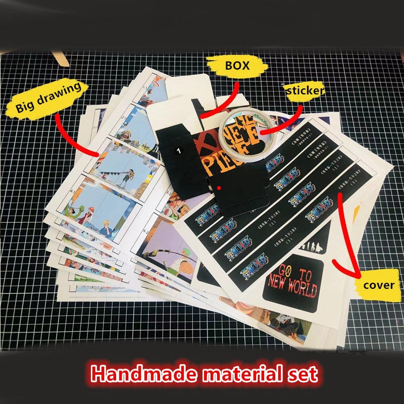 One Piece 3D Comic Books Luffy / Zoro / Chopper Three-Dimensional Story Books
