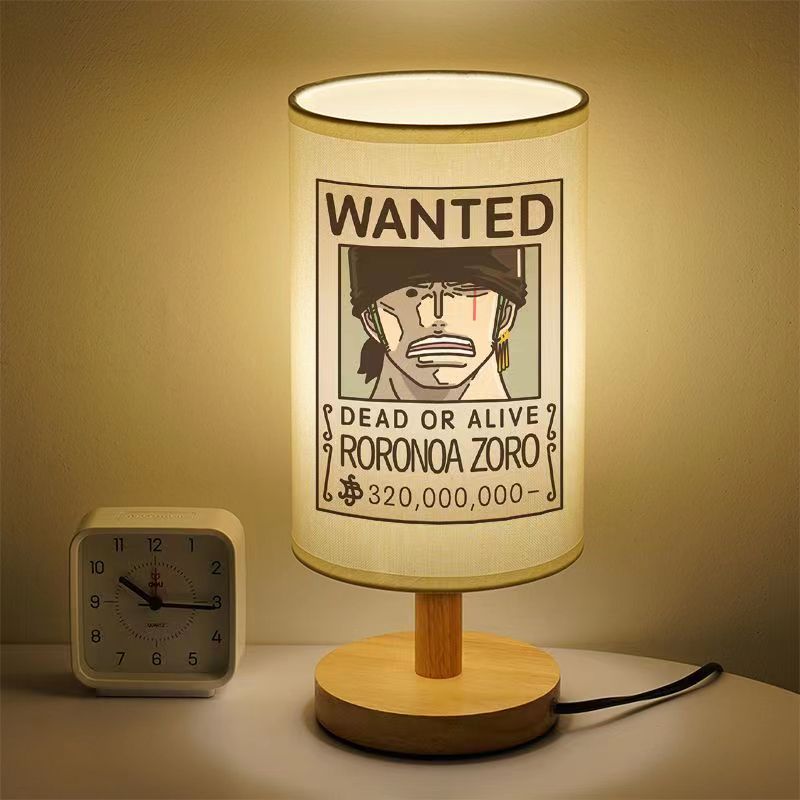 Luffy / Zoro Small Table Lamp LED Lamp Student Eye Protection Warm Lamp