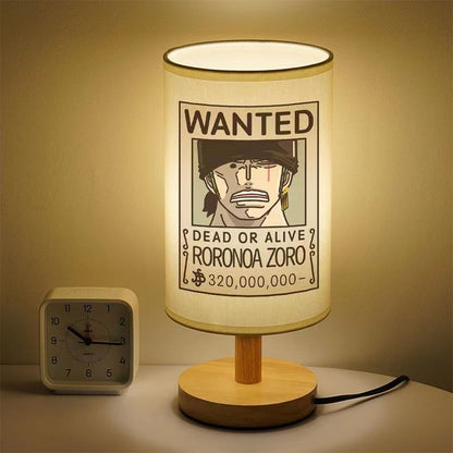 Luffy / Zoro Small Table Lamp LED Lamp Student Eye Protection Warm Lamp