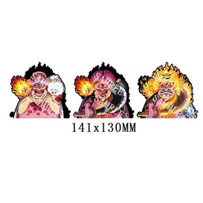 Luffy / Zoro / Nami 3D Gradient Stickers