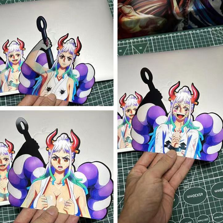 Luffy / Zoro / Nami 3D Gradient Stickers