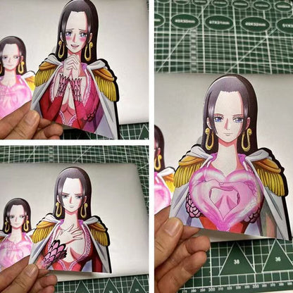 Luffy / Zoro / Nami 3D Gradient Stickers
