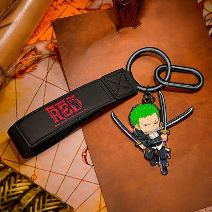 Luffy / Zoro / Shanks / Nami RED Cool Keychain Accessory BLIND BOX