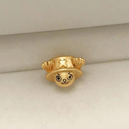 Luffy Gold Gum Gum Fruit & Other One Piece Gift Bracelet Beads