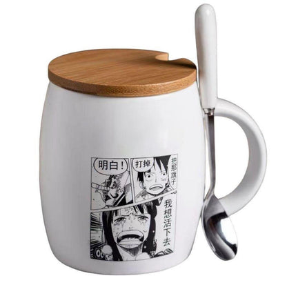Luffy / Zoro Ceramic Cup Delicate And Durable Heat Resistant Ceramic Cup