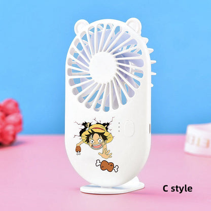 Luffy / Zoro / Chopper Character Modeling Cute Portable Mini Fan