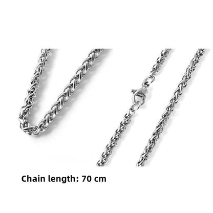 Luffy / Zoro / Nami / Sanji Titanium One Piece Character Bounty Necklace
