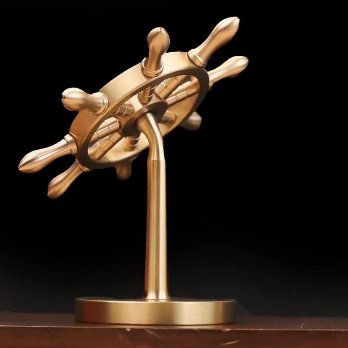 Luffy / Zoro Pirate Ship Metal Rudder