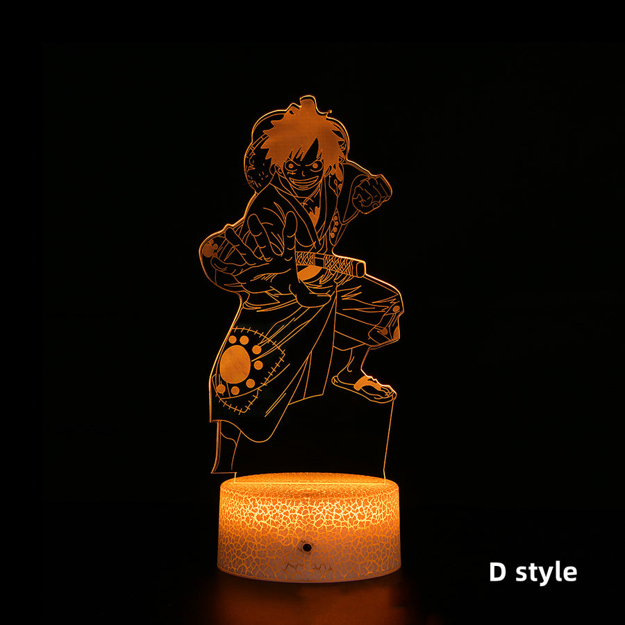 Luffy / Zoro / Sanji Acrylic Panel Character Night Lights
