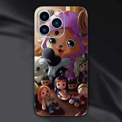 Luffy / Ace / Zoro iPhone Back Cover One Piece Case Sticker