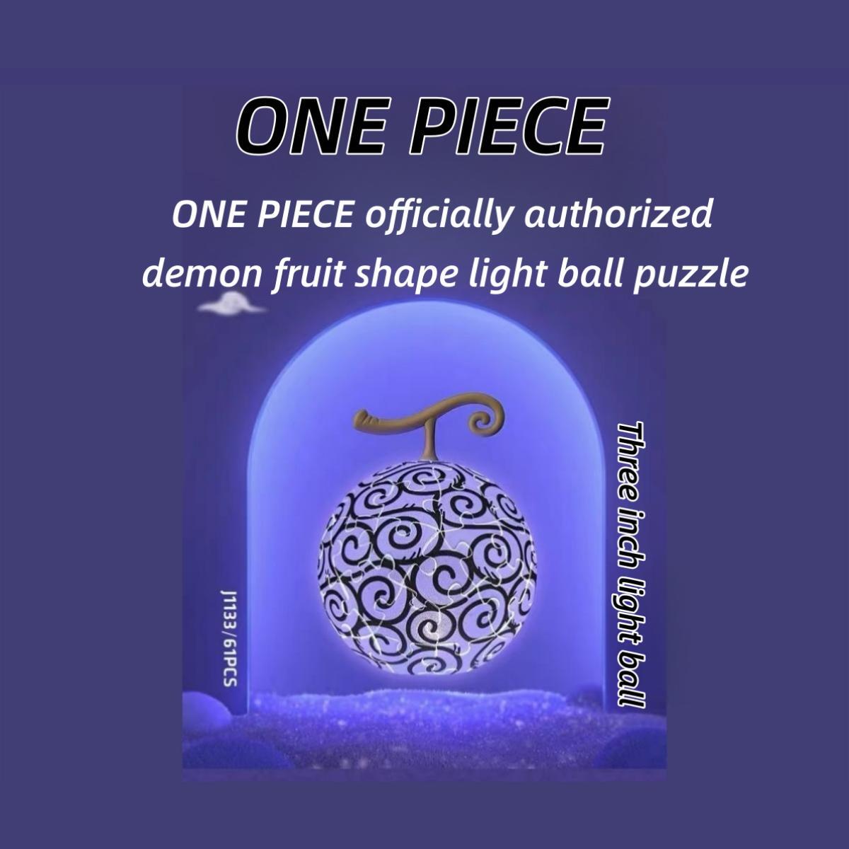 Luffy Gum Gum Fruit Puzzle Lamp | Jigsaw Luminous Table Decoration