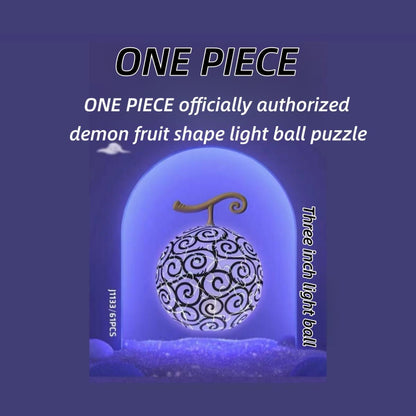 Luffy Gum Gum Fruit Puzzle Lamp | Jigsaw Luminous Table Decoration