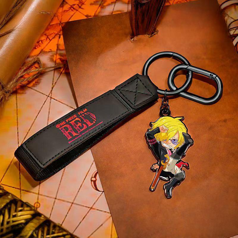 Luffy / Zoro / Shanks / Nami RED Cool Keychain Accessory BLIND BOX