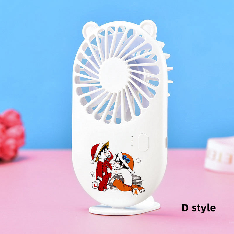 Luffy / Zoro / Chopper Character Modeling Cute Portable Mini Fan