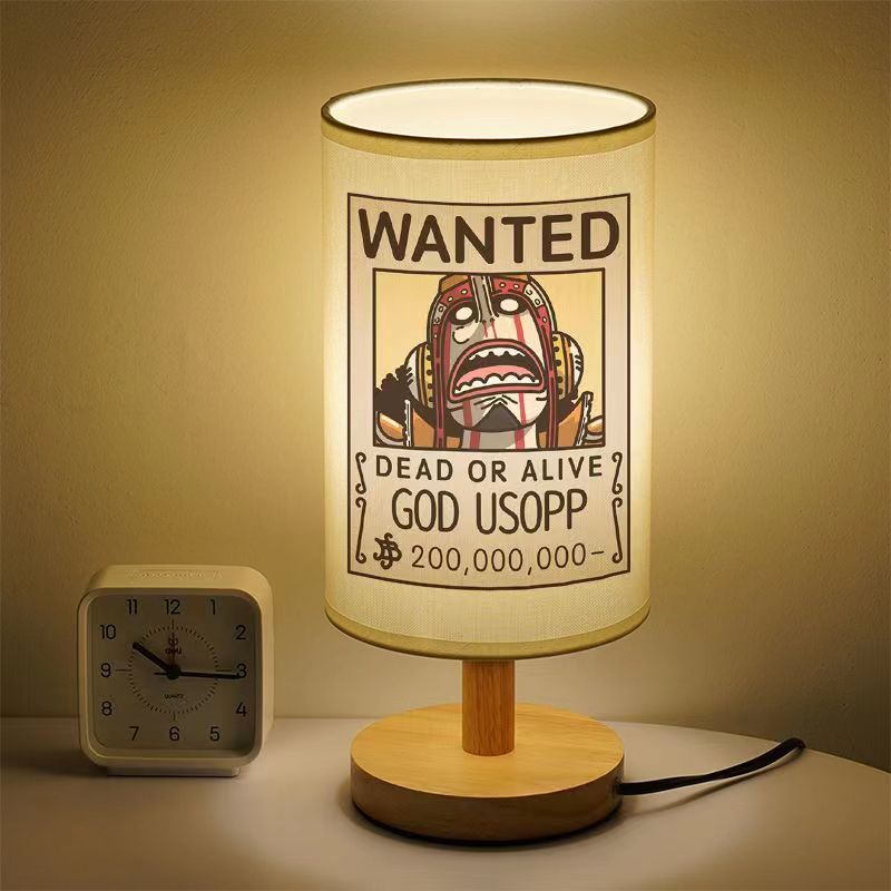 Luffy / Zoro Small Table Lamp LED Lamp Student Eye Protection Warm Lamp