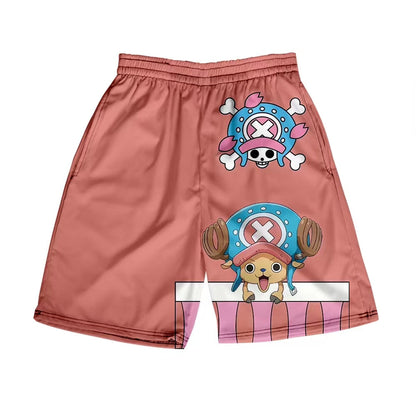 Luffy / Zoro / Sanji / Chopper Summer Shorts One Piece Printed Pants