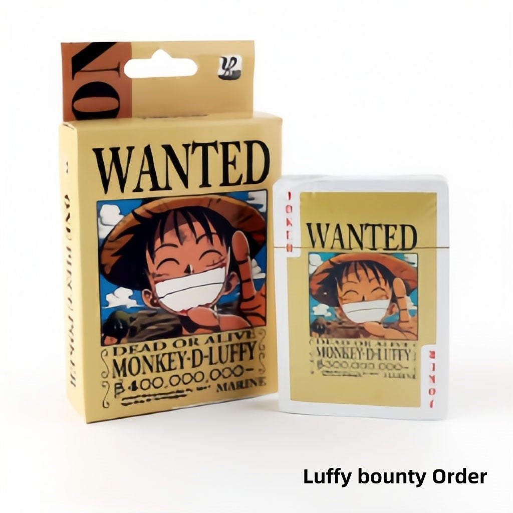 Luffy / Zoro / Chopper One piece Wanted Poster Playing Cards