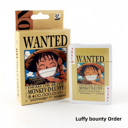 Luffy / Zoro / Chopper One piece Wanted Poster Playing Cards