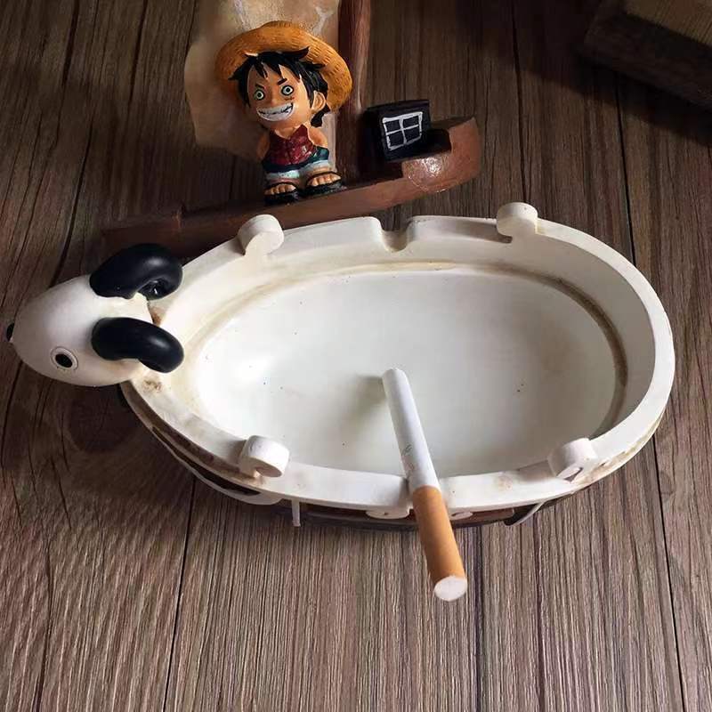 Luffy Going Merry Ashtray Creative Personality Ashtray With Lid