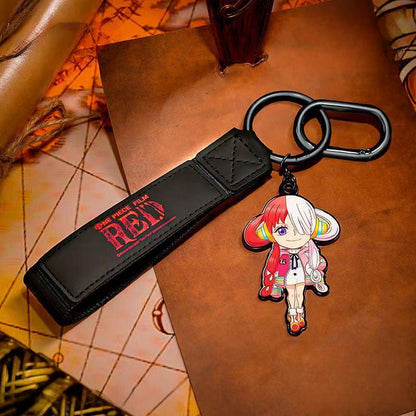 Luffy / Zoro / Shanks / Nami RED Cool Keychain Accessory BLIND BOX