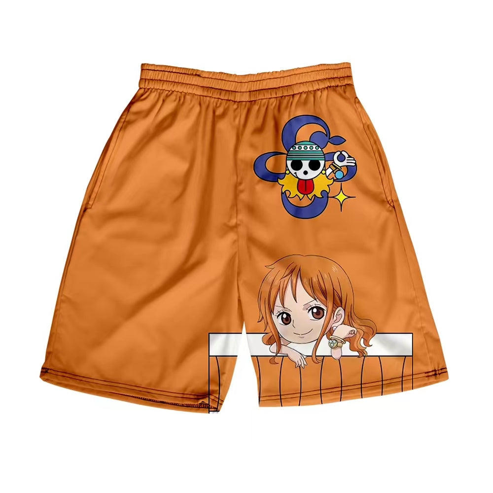 Luffy / Zoro / Sanji / Chopper Summer Shorts One Piece Printed Pants