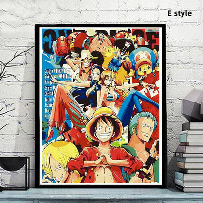 Luffy / Zoro / Nami Handsome Handicraft Doodle Digital Oil Painting