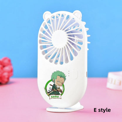 Luffy / Zoro / Chopper Character Modeling Cute Portable Mini Fan