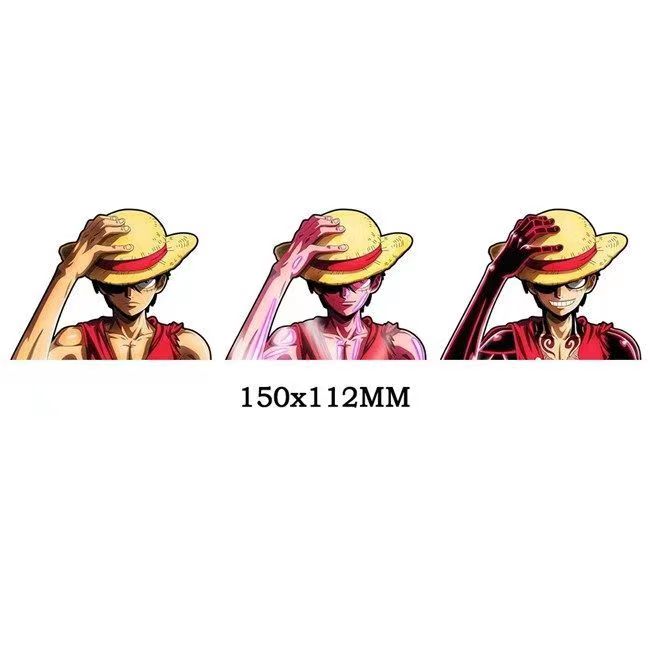 Luffy / Zoro / Nami 3D Gradient Stickers