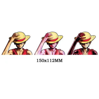 Luffy / Zoro / Nami 3D Gradient Stickers
