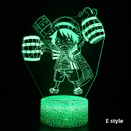 Luffy / Zoro / Sanji Acrylic Panel Character Night Lights