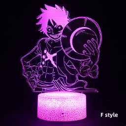 Luffy / Zoro / Sanji Acrylic Panel Character Night Lights